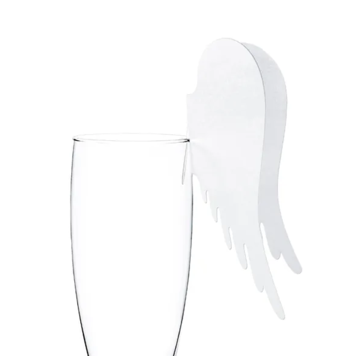 Englevinger Glaspynt - 10 stk. til dekoration