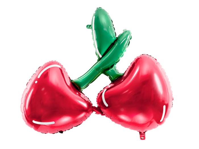 Kirsebær Folieballon - Sæt farve på festlighederne!