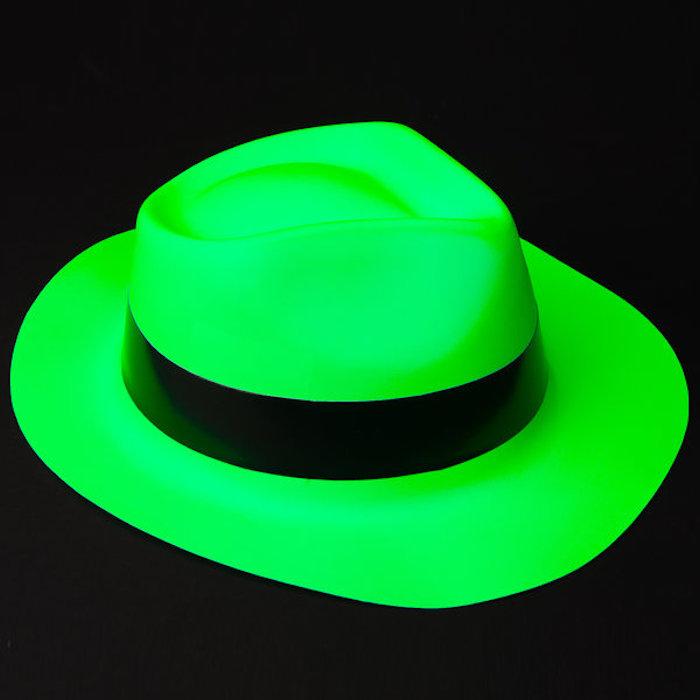 Neon Grøn UV Hat til Fest – Perfekt til Solrige Dage