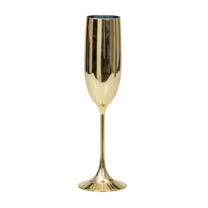 Champagne Glas Guldfarvet 8x 23 8x6