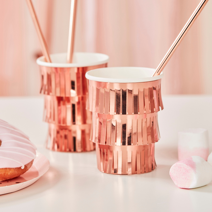 Frynse Krus   Rose Gold 8x 265