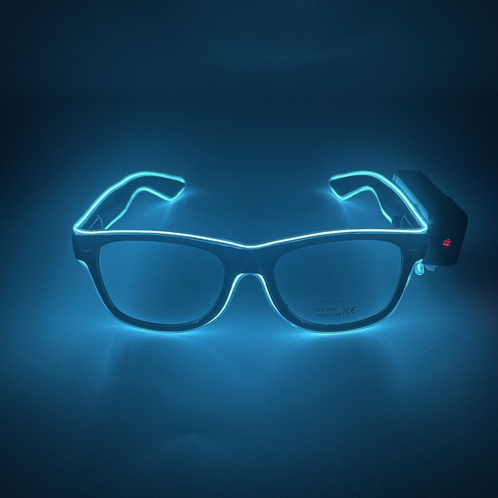 Led-festbriller Transparent