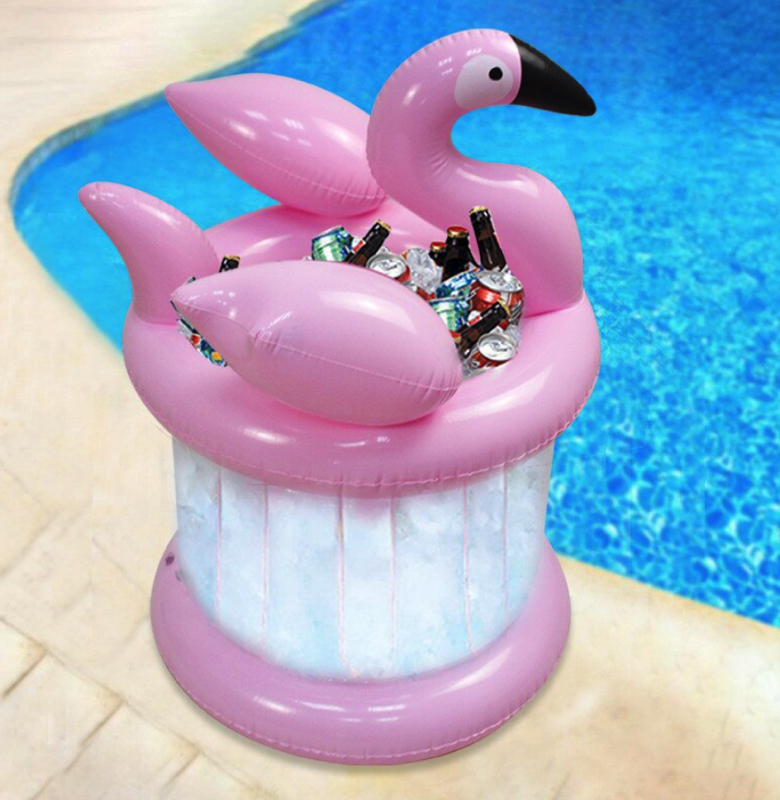 Oppustelig Flamingo Nedkøler
