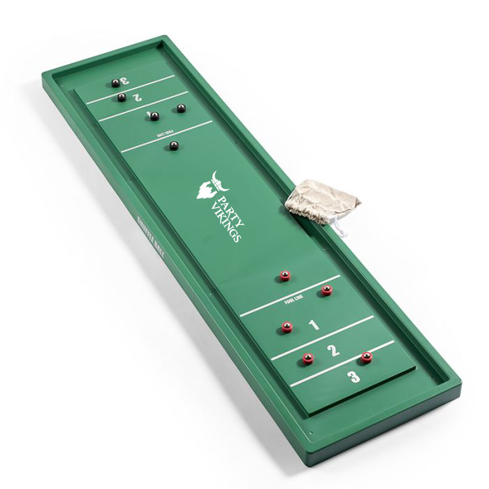 Shuffleboard Inkl Pose   10 Pucks 122x33   Partyvikings