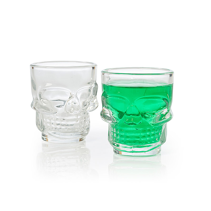 Skull Shotglas 2x