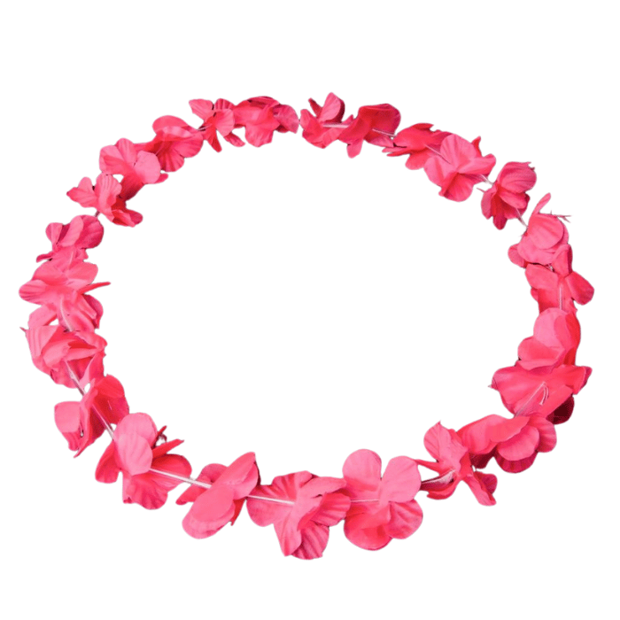 Hawaii Krans Neon Halskæde Pink Neon